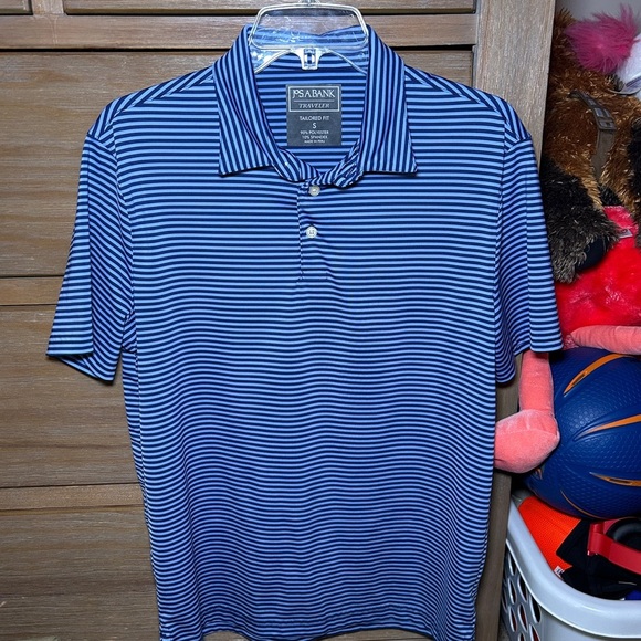 Men's Blue Striped Shirt - Picture 1 of 2